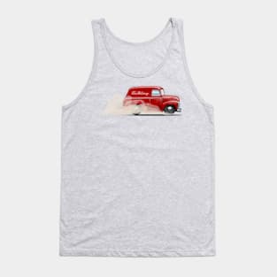 Cartoon retro delivery van Tank Top